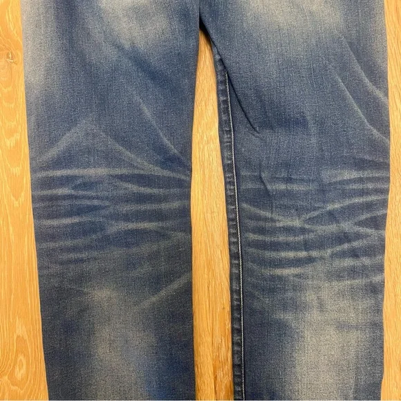 GStar Raw 3301 Slim Denim Jeans 32x32 Button Fly Classic Whiskered - Picture 4 of 9